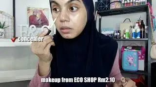 Makeup Using Makeup Stuff From Eco Shop rm2.10