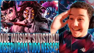 (ISSO TA ABSURDO!!) REAGINDO A ♪ Akaza, Douma e Kokushibo | Eclipse Carmesim | AniRap | REACT