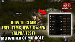 How to Claim FREE ITEMS, JEWELS & ZEN (Alpha Test) MU World of Miracle (Mobile) (Filipino)