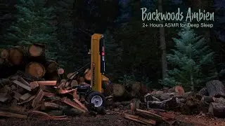 Backwoods Ambien 🌲 | 2+ Hours of Log Splitting ASMR for Deep Sleep & Relaxation