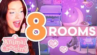 Decorating ALL 8 ROOMS of The Animal Crossing Hotel