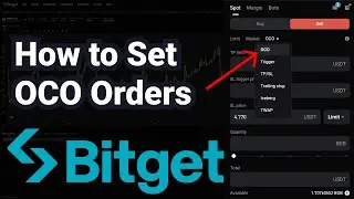 Ордера OCO на Bitget: как их размещать