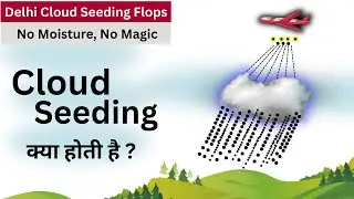 Cloud Seeding Mechanism (कृत्रिम वर्षा) | UPSC Science & Tech | Full Working Process | GEO abc |