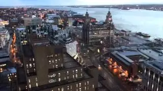 Pier Head, Liverpool from Beetham Tower