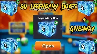 80 legendary box 5 accounts giveaways _all rules given in description ( by nabab 8 BP yt) #8ballpool