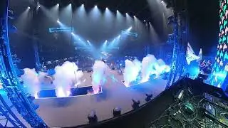 Dj Andrei Stan spreading Love at ING ARENA ( Palais 12 ) for La Demence