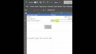 How to Instantly Enter Current Date and Time in Excel Cells