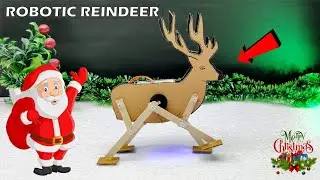 How To Make Robotic Reindeer || Santa Claus || Marry Christmas #reindeer #schoolproject #arduino