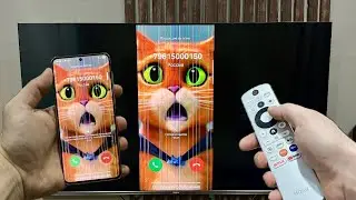 Smart View Broken Screen Incoming Call screen recording on Haier Smart TV on Samsung S21 & iPhone 17