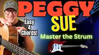 «PEGGY SUE» Бадди Холли: Простой урок по игре на четырёх аккордах (Освойте классический рок-н-рол...