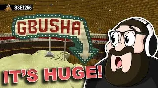 I Built A GIANT Sign Inside a GIANT Cheeseburger In HARDCORE! - BDB S3E1255
