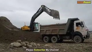 VOLVO Dozer Amazing Work on Sandy Place | Powerful VOLVO Machine Action | Heavy Equipment Video