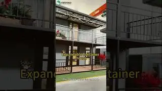 Interior Display Of Double-layer Expandable Container House #ExpandableContainerHouse