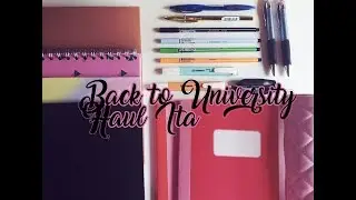 Haul Back to University ITA (Tiger e cartoleria)-Little Pink Star Official Channel