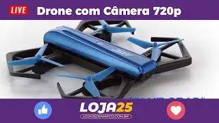 DRONE COM C&Acirc;MERA HD 720P | LOJA 25 DE MAR&Ccedil;O ONLINE