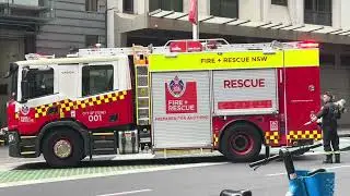 [3 TRUCKS TURNOUT AT ONCE] Fire + Rescue NSW I RP001, Flyer 001, Runner 001, Turning Out To AFA