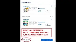 Bon plan courses, Optimisation, retour de courses