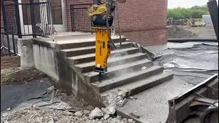 Mini excavator hydraulic breaker HWX53 excavator hammer SB30 Application