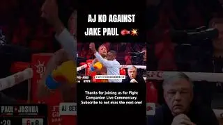 AJ KO&rsquo;s Jake Paul in Round 6! 💥🥊 #JakeJoshua