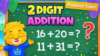 2 Digit Addition for Kids | Fun Math Practice 🧮🎉 | LUCAS & FRIENDS | BrainyKids TV 
