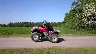 Honda Rincon 680 acceleration (fast)