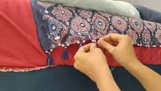 New trending saree tassel#silver #beads  #embroidery #tassel #trending #diy #silkthread #business