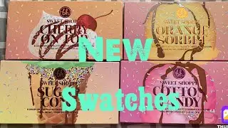 NEW Bh cosmetics sweet shoppe collection || SWATCHES