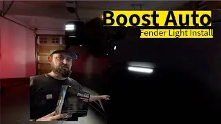 Fix those ugly amber fender lights GMC Sierra 2500 Fender Lights Install