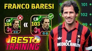 Best Training Guide For 104 Rated Free Franco Baresi In eFootball 2026 😱🔥 #efootball2024 