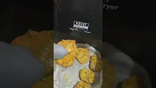 Airfryer Mein Banae Crispy Palak Pakoda #shorts #Dimplekipaakshala