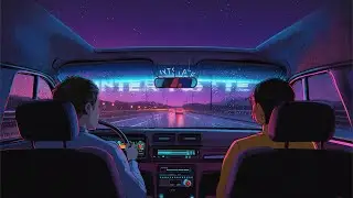 Interstate &mdash; Synthwave Night Drive | AI Music Video