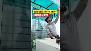 Window Shed For Rain #windows #home #homedecor #diy #viralvideo #summer #shorts #trending #how #best
