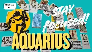 AQUARIUS Not only will YOU SURVIVE this SET BACK, you will THRIVE Tarot MID/JAN #aquariustarot