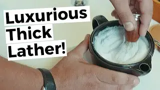 Noah's Organic Shave Soap (Puck) - Nice Thick Lather!