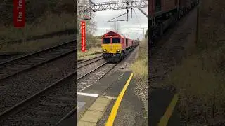 DB Cargo. 66130 on 6M70 and 6V71 @ Stapeley and Winsford. 🍅🍅