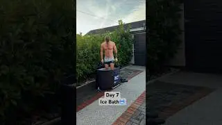 Day 7. Ice Bath #discipline #motivation #icebath #menshealth