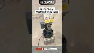 PCE Việt Nam - Thực Hiện Kiểm Tra Độ Chống M&agrave;i M&ograve;n BCA Abrasion Resistance Test Tr&ecirc;n S&agrave;n B&ecirc; T&ocirc;ng