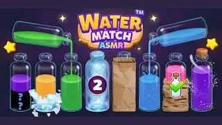 Water Match Gameplay | ASMR Water Sort Puzzle