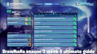 Brawlhalla season 3 week 6 ultimate guide