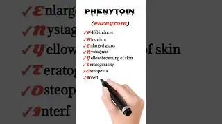 phenytoin pharmacology | pharmacology mnemonics @m_m786