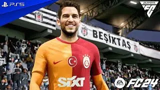 FC 24 - Beşiktaş vs. Galatasaray - Turkish Süper Lig 23/24 Match at Tüpraş Stadyumu | PS5™ [4K60]