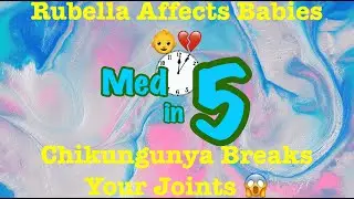Rubella and Chikungunya Simplified! ⚡ Two Viruses. Same Family. Total Chaos. 💥😱