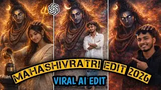 Viral Mahashivratri AI Photo 🔱 Instagram Trend 2026 | Mahadev Ke Saath Apni Photo Banaye #harhar 