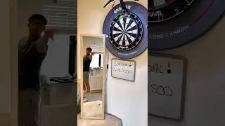 Day 1️⃣ | Trying to hit a 180 with 3 different darts🎯 #darts #day1 #dartschallenge #180 #3darts