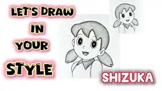 Cute cartoon drawing #shizuka #doraemon 
