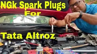 Tata Altroz Spark Plug Change with NGK plugs DIY Guide #tataaltroz #ngksparkplugs #carmodification
