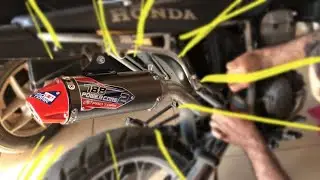INSTALA&Ccedil;&Atilde;O DO ESCAPAMENTO PRO TORK 788 POWER CORE 2 NA XR TORNADO 320CC