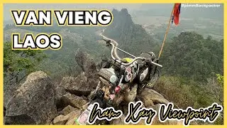 Hiking to Nam Xay Viewpoint @ Vang Vieng Laos