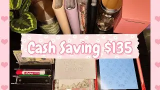 Cash Saving $135✨|bi-weekly stuffing| saving challenges|