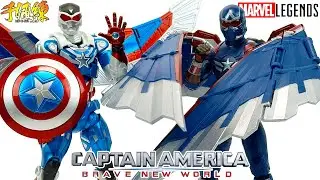 Marvel Legends & Sentinel Fighting Armor Sam Wilson Captain Americas Review!
